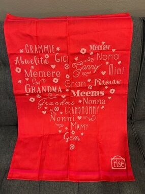 New names of grandmothers hand towel